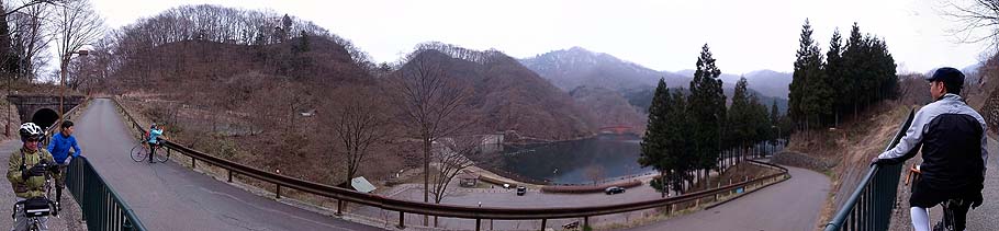 碓井湖脇にて　RICOH GR DIGITAL 3 GR6.0mm1:1.9 パノラマ合成