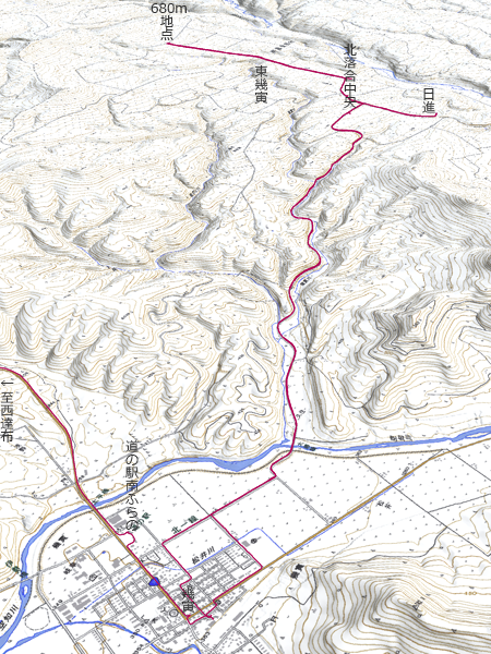 A�n�_����C�o�R��B�n�_�ց@�Ԃ͖{���̌o�H