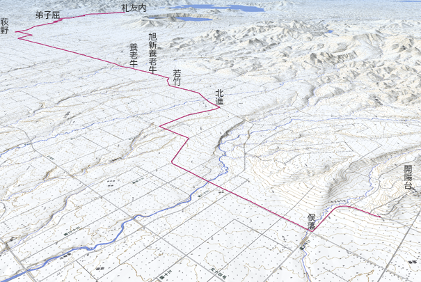 A�n�_����C�o�R��B�n�_�� �Ԃ͖{���̌o�H