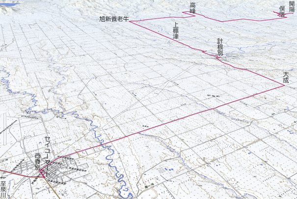 A�n�_����C�o�R��B�n�_�� �Ԃ͖{���̌o�H