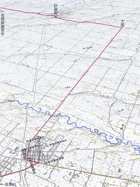 A�n�_����C�o�R��B�n�_�ց@�Ԃ͖{���̌o�H