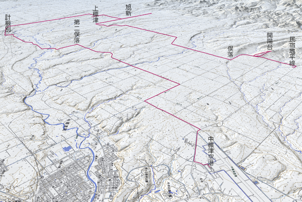 A�n�_����C�o�R��B�n�_�� �Ԃ͖{���̌o�H