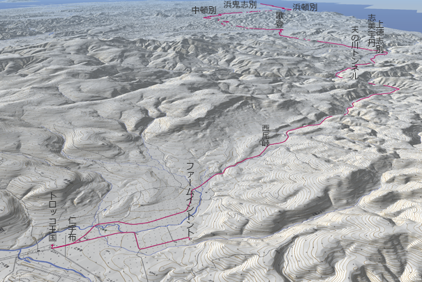 A�n�_����C�o�R��B�n�_�� �Ԃ͖{���̌o�H